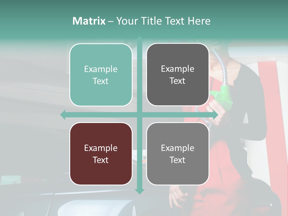 Person Petrol Gallon PowerPoint Template