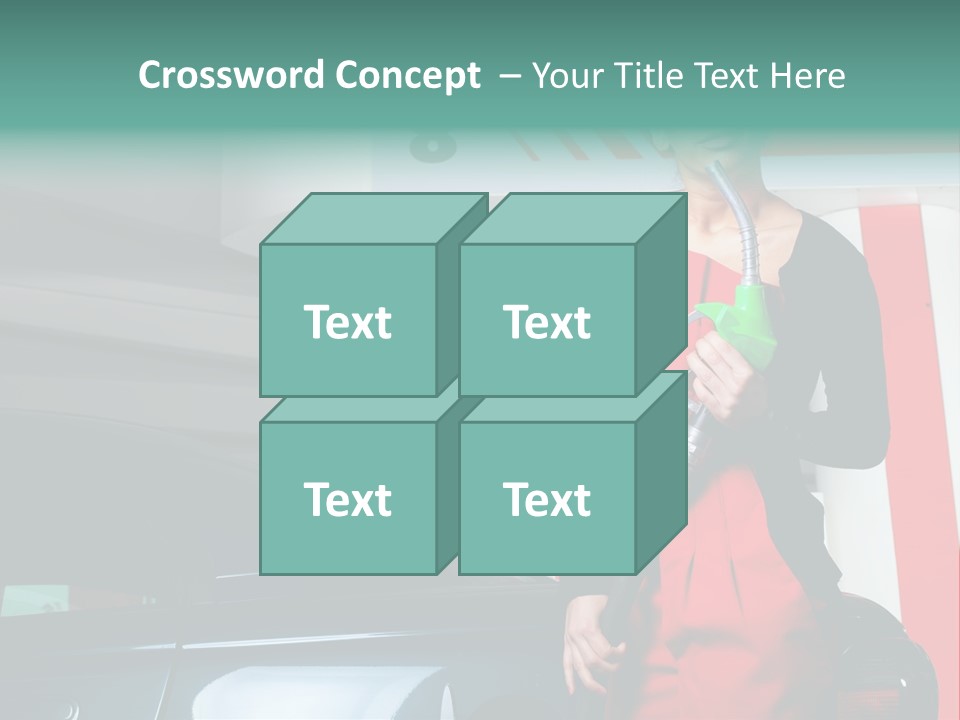 Person Petrol Gallon PowerPoint Template