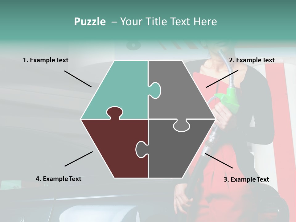 Person Petrol Gallon PowerPoint Template
