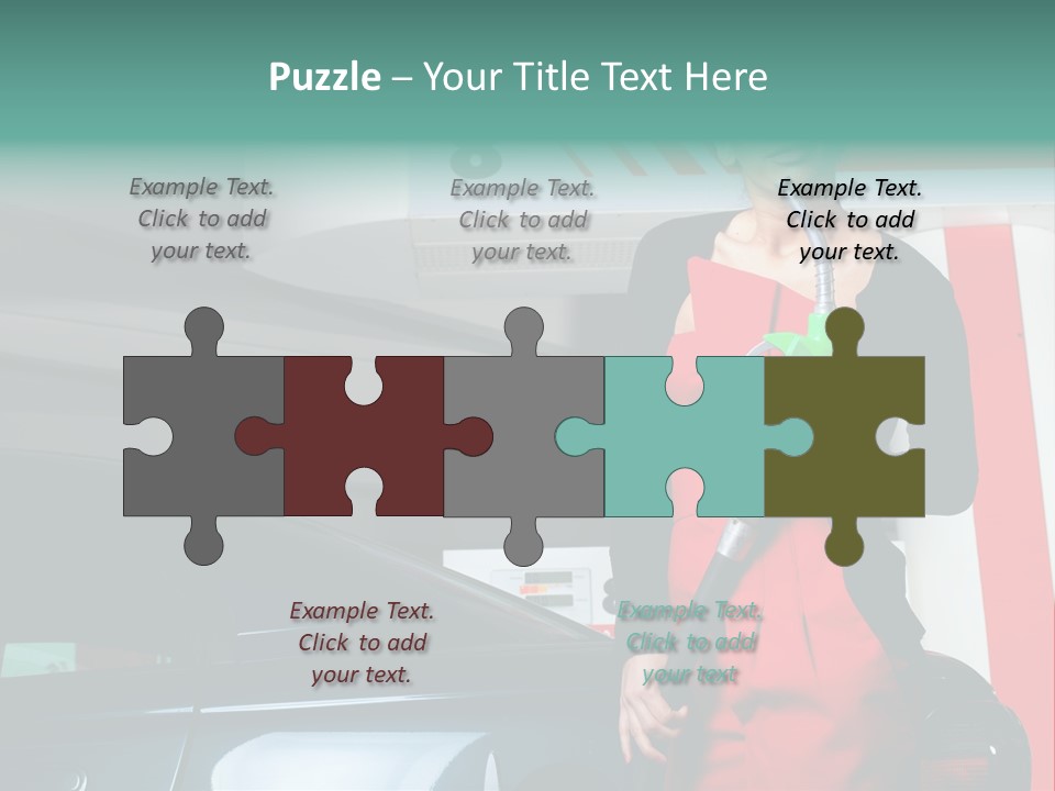 Person Petrol Gallon PowerPoint Template