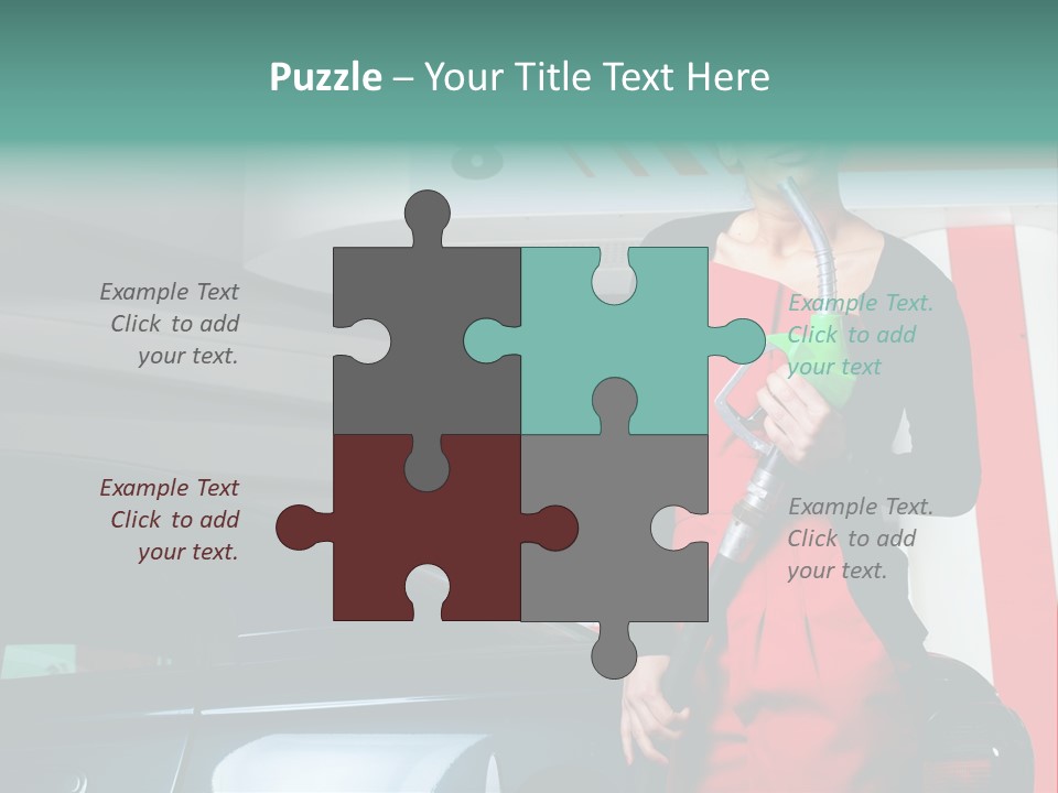 Person Petrol Gallon PowerPoint Template