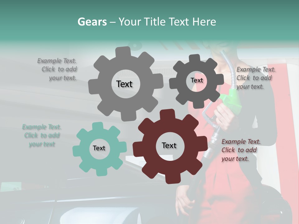 Person Petrol Gallon PowerPoint Template