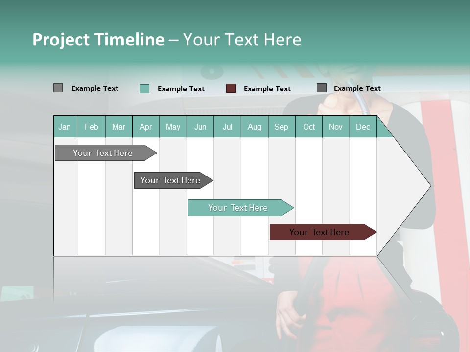Person Petrol Gallon PowerPoint Template