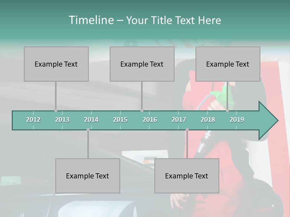 Person Petrol Gallon PowerPoint Template