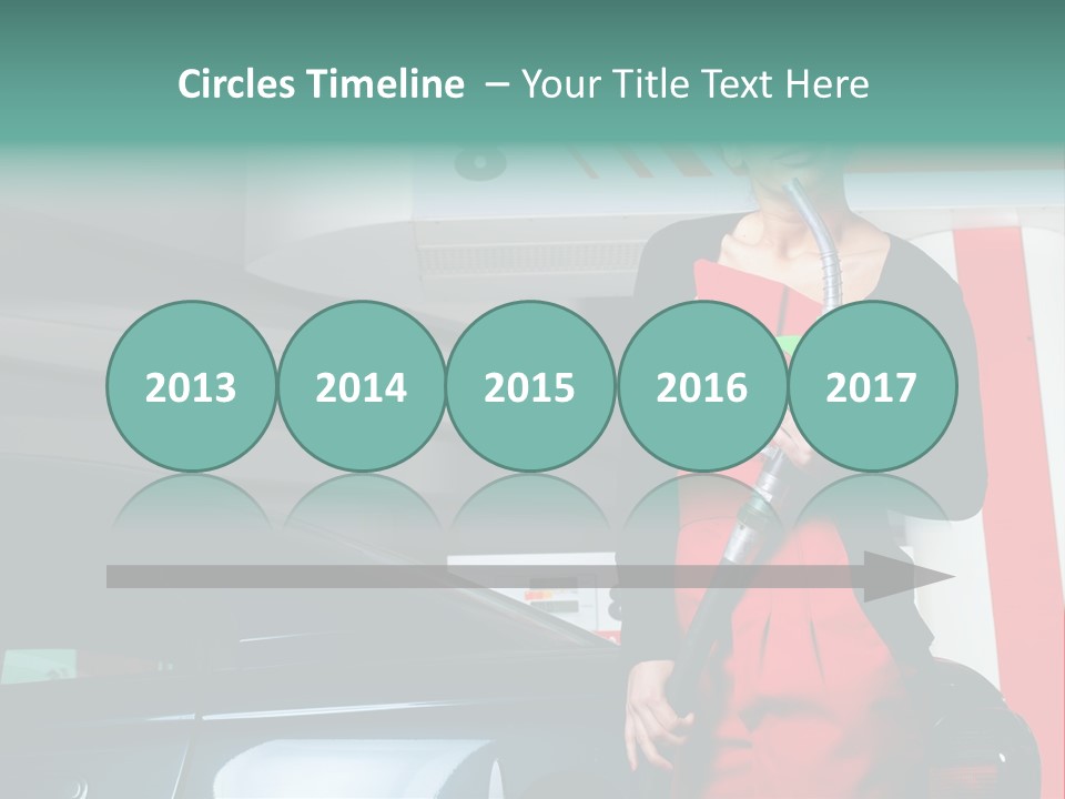 Person Petrol Gallon PowerPoint Template