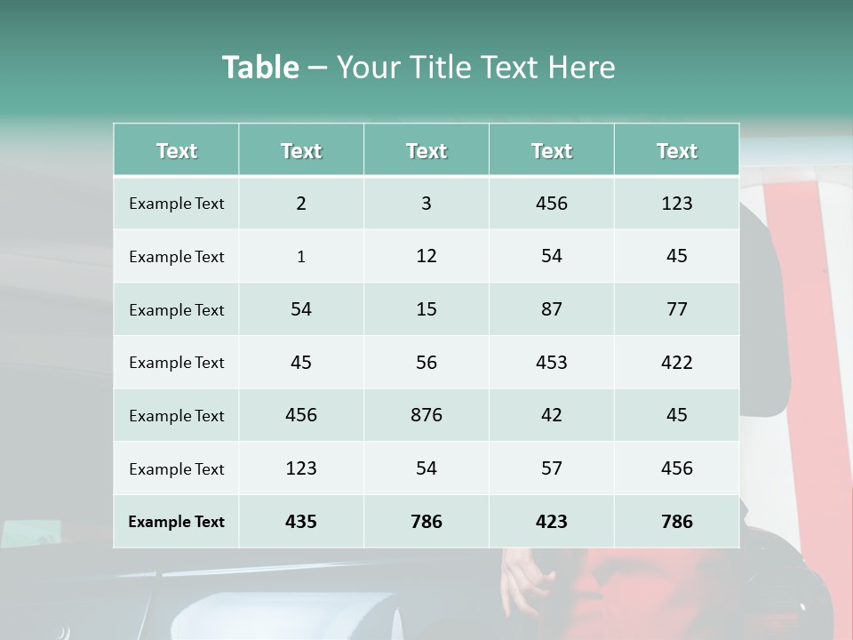 Person Petrol Gallon PowerPoint Template