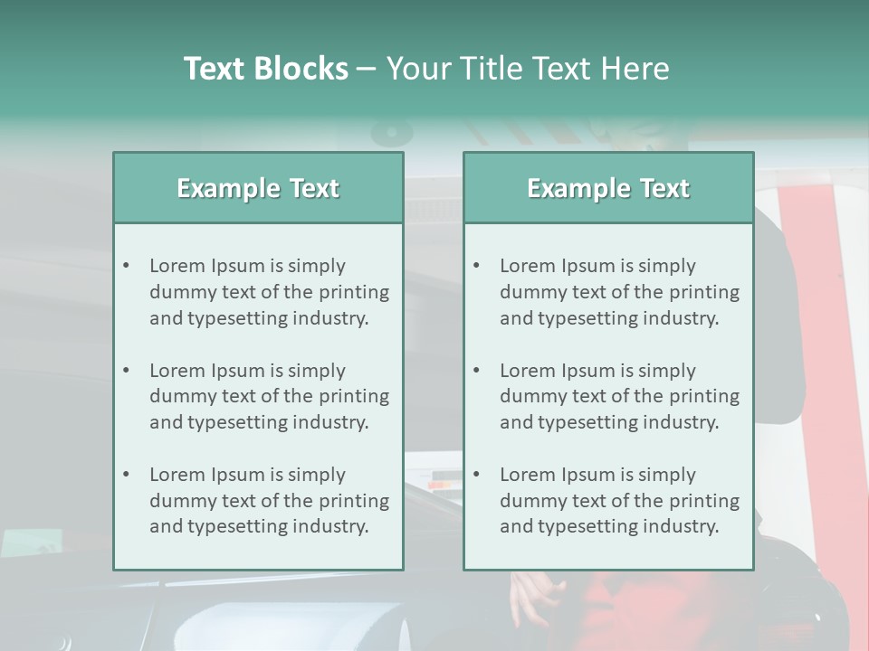 Person Petrol Gallon PowerPoint Template