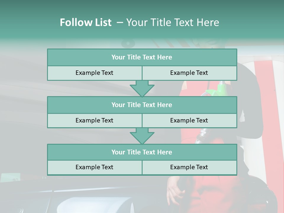 Person Petrol Gallon PowerPoint Template