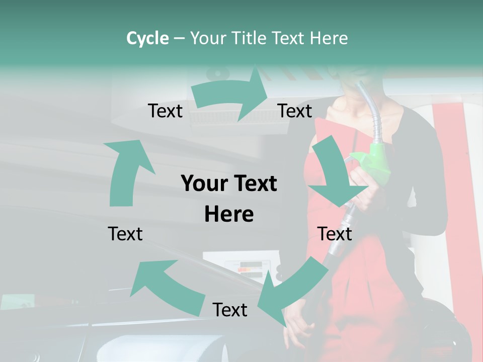 Person Petrol Gallon PowerPoint Template