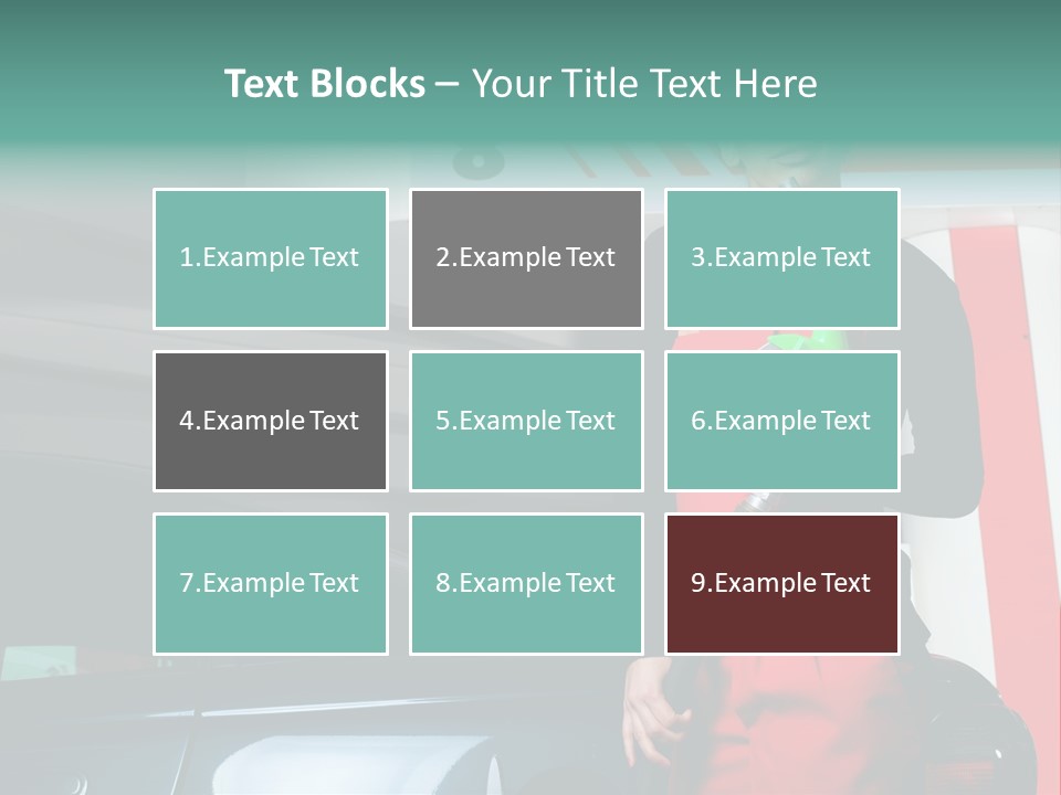 Person Petrol Gallon PowerPoint Template