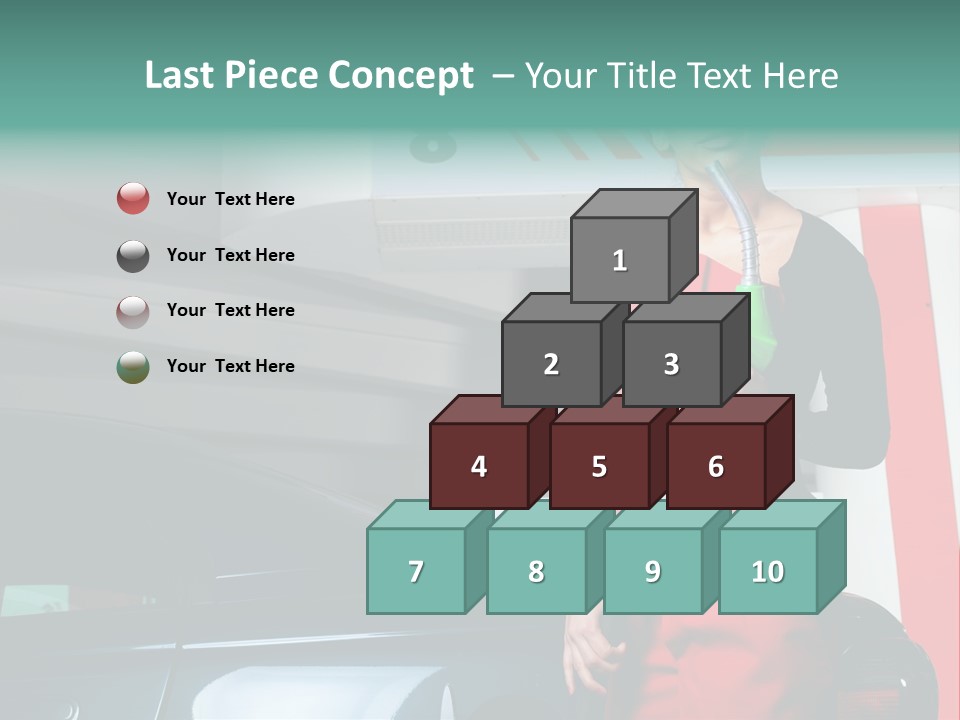 Person Petrol Gallon PowerPoint Template