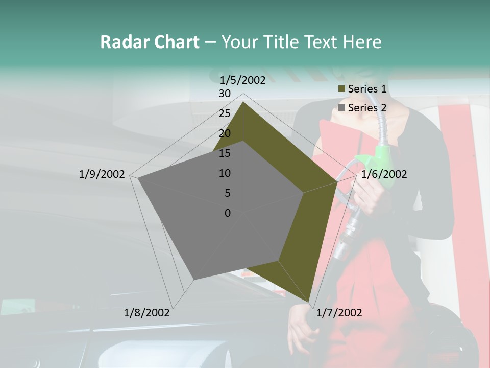 Person Petrol Gallon PowerPoint Template