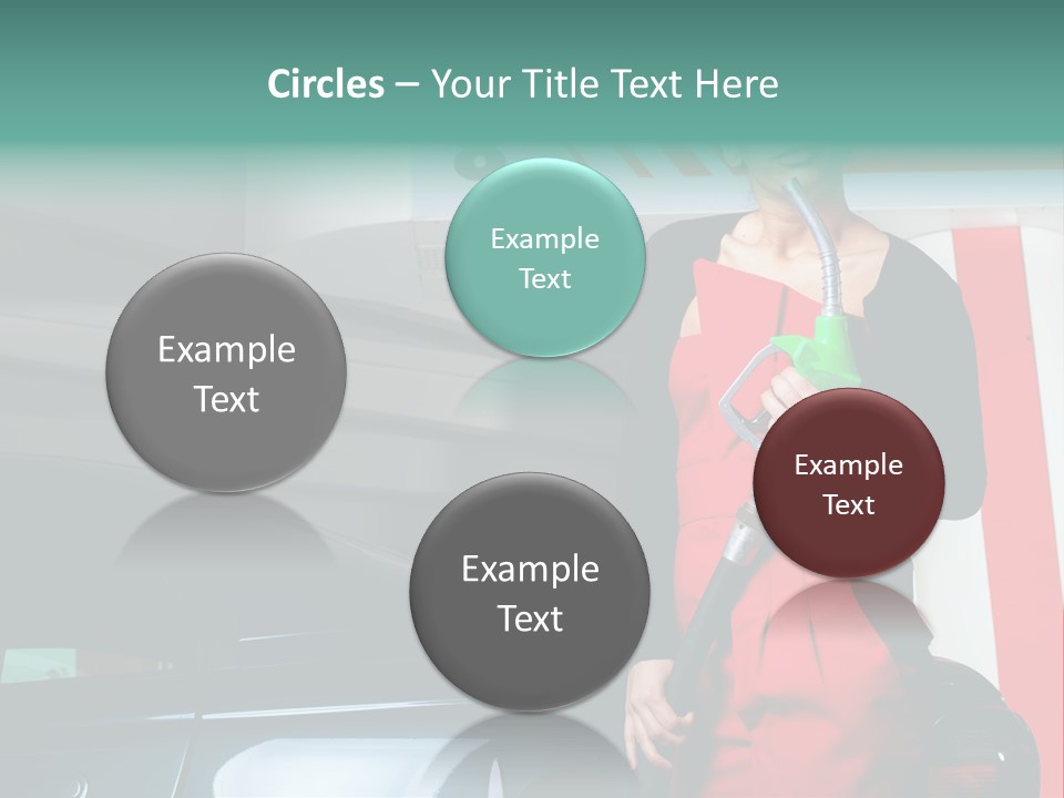 Person Petrol Gallon PowerPoint Template