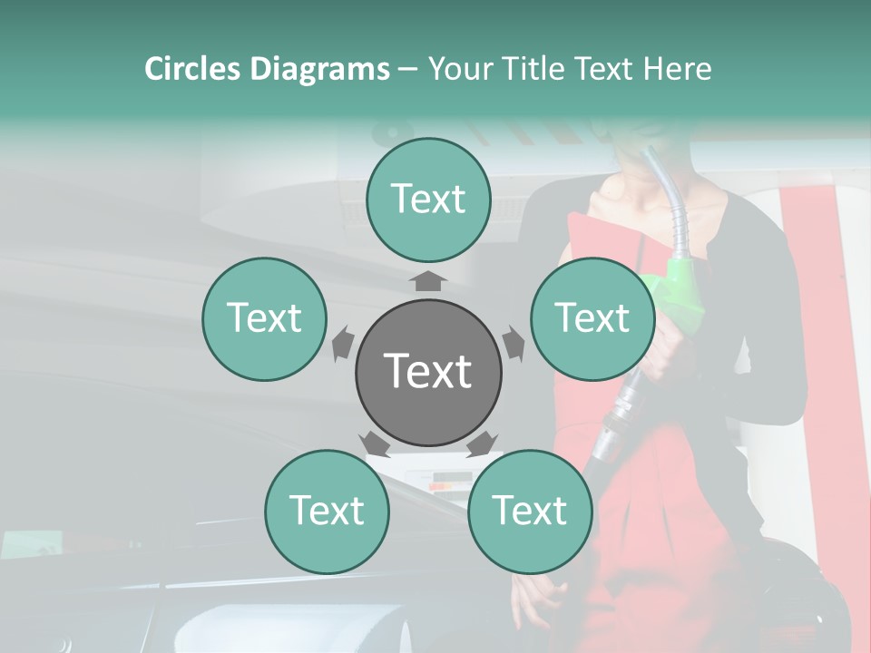 Person Petrol Gallon PowerPoint Template