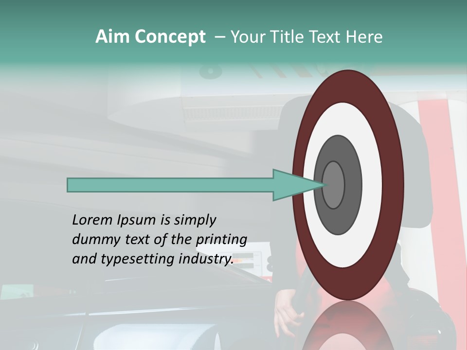 Person Petrol Gallon PowerPoint Template