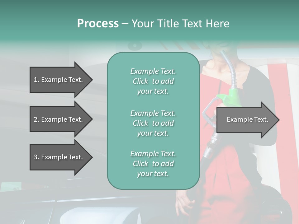 Person Petrol Gallon PowerPoint Template