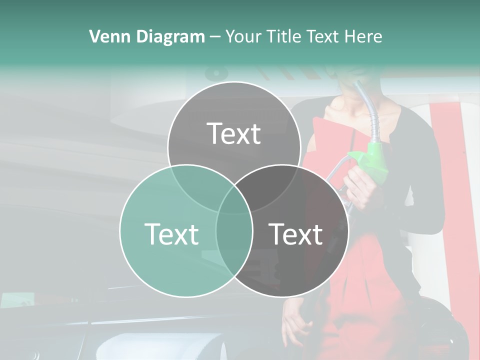 Person Petrol Gallon PowerPoint Template