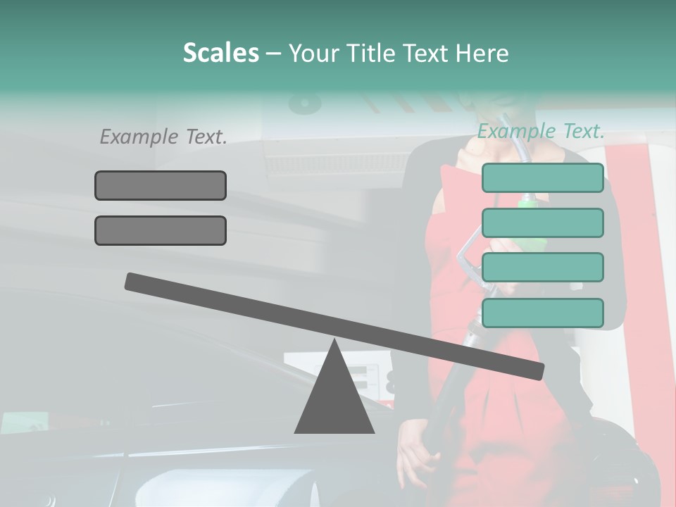 Person Petrol Gallon PowerPoint Template