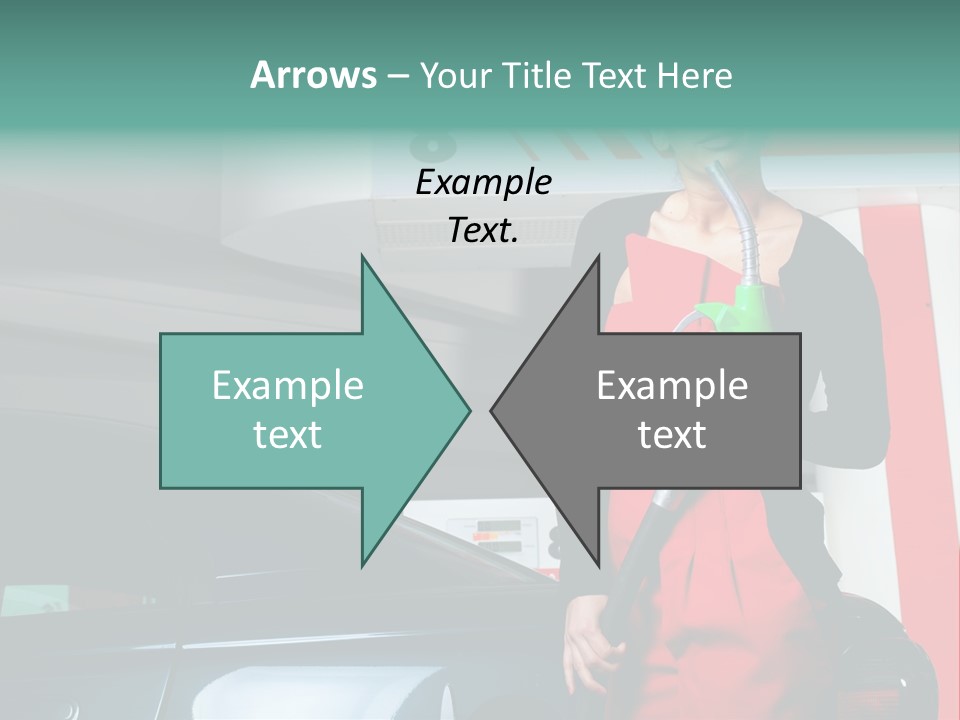 Person Petrol Gallon PowerPoint Template