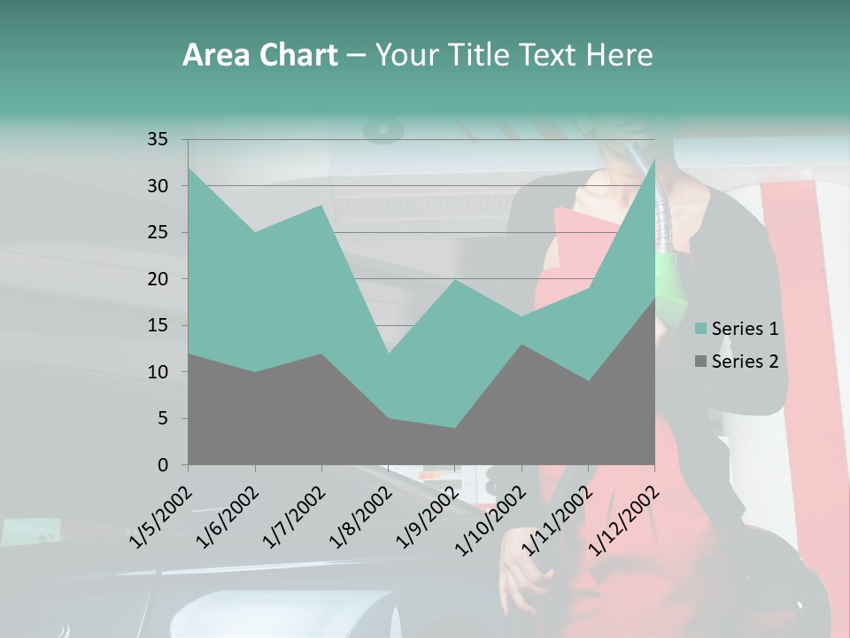 Person Petrol Gallon PowerPoint Template