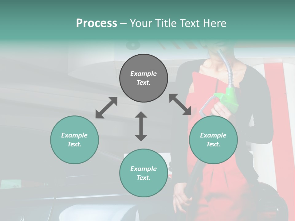 Person Petrol Gallon PowerPoint Template