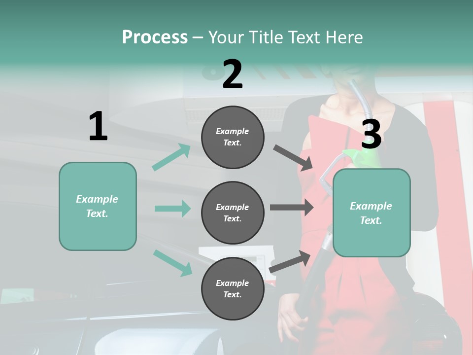 Person Petrol Gallon PowerPoint Template