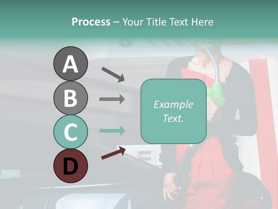 Person Petrol Gallon PowerPoint Template