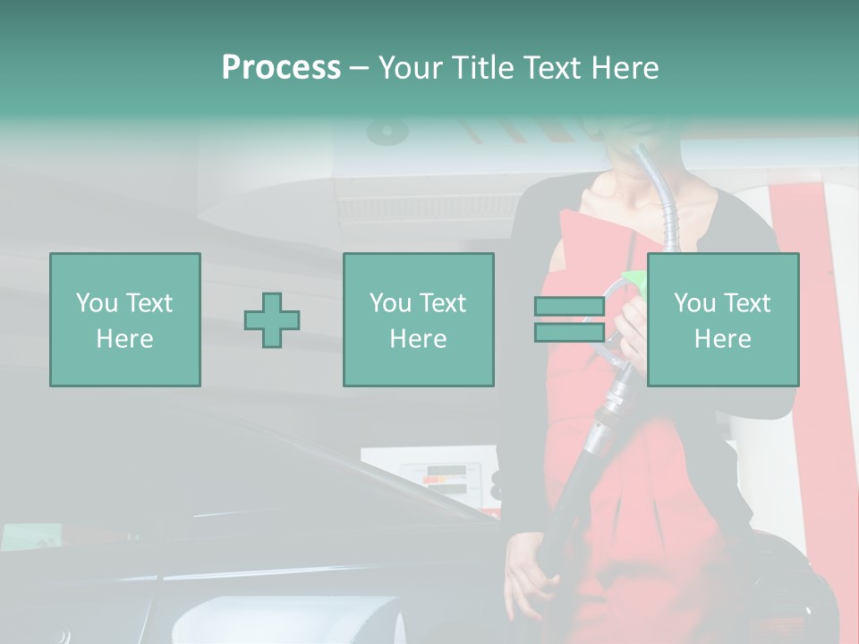 Person Petrol Gallon PowerPoint Template