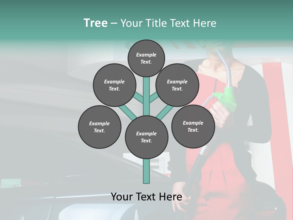 Person Petrol Gallon PowerPoint Template