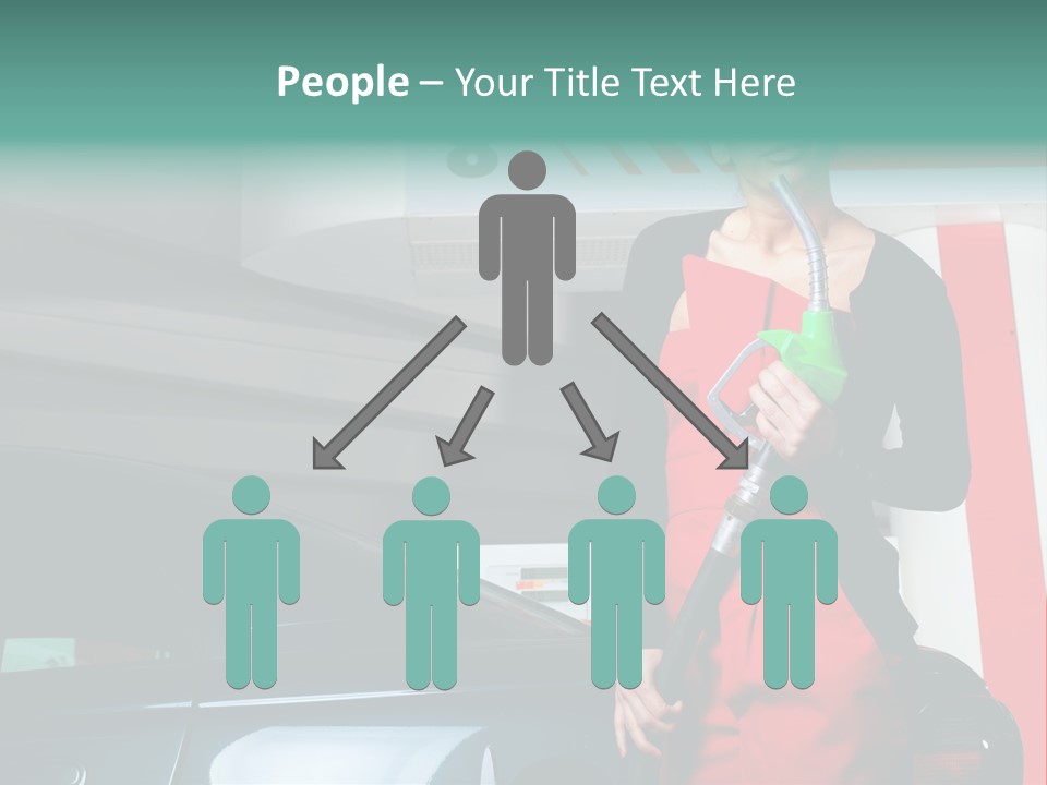 Person Petrol Gallon PowerPoint Template