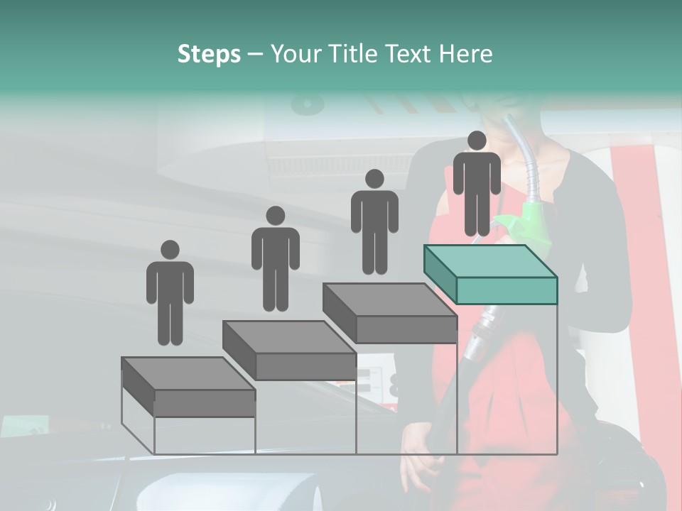 Person Petrol Gallon PowerPoint Template