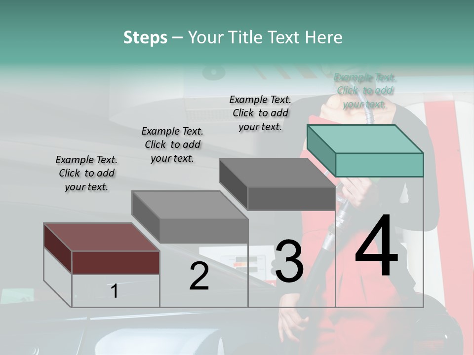 Person Petrol Gallon PowerPoint Template