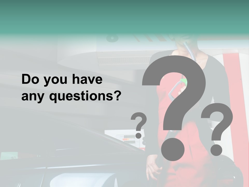 Person Petrol Gallon PowerPoint Template