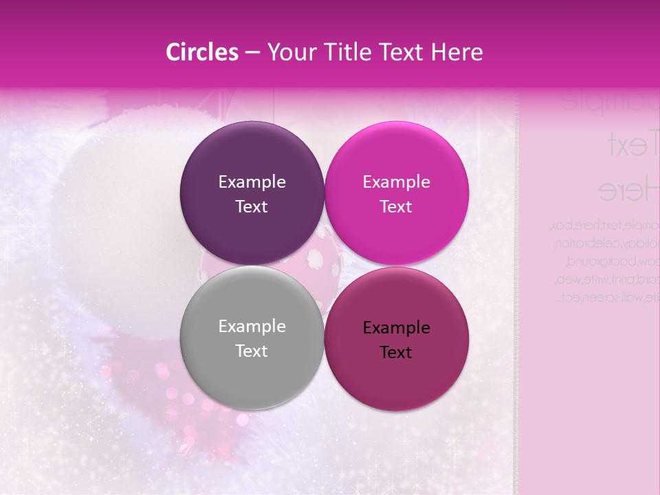 Card Balls Send PowerPoint Template