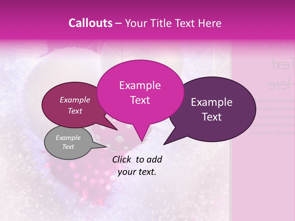 Card Balls Send PowerPoint Template