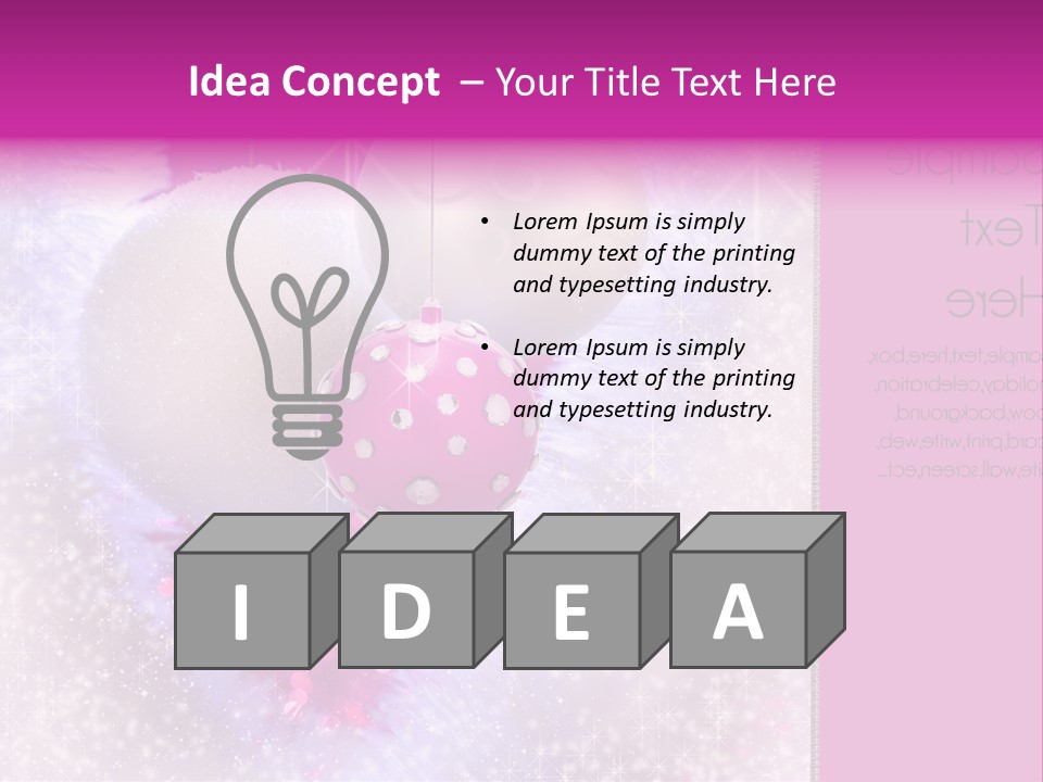 Card Balls Send PowerPoint Template