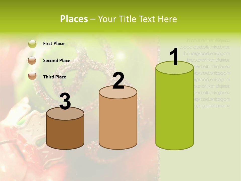 Tree Celebration Send PowerPoint Template