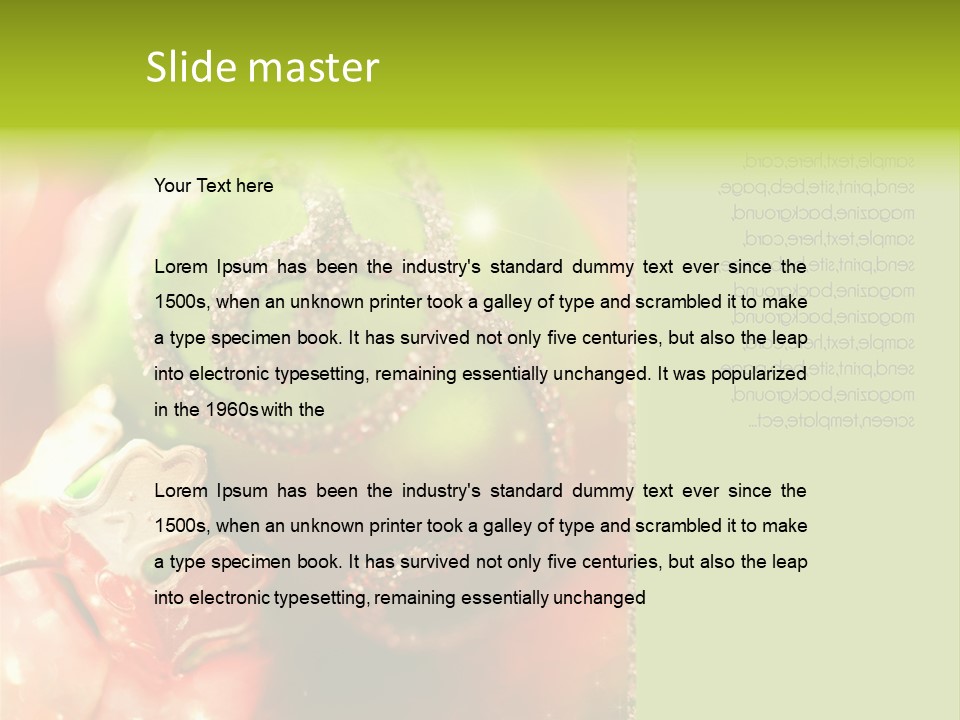 Tree Celebration Send PowerPoint Template