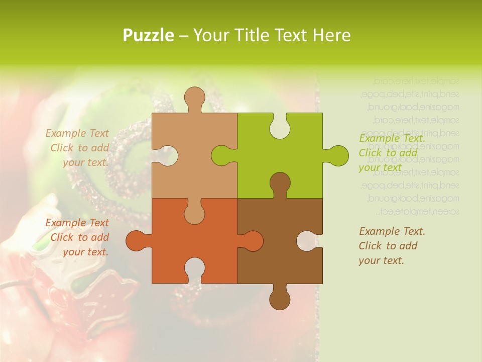 Tree Celebration Send PowerPoint Template