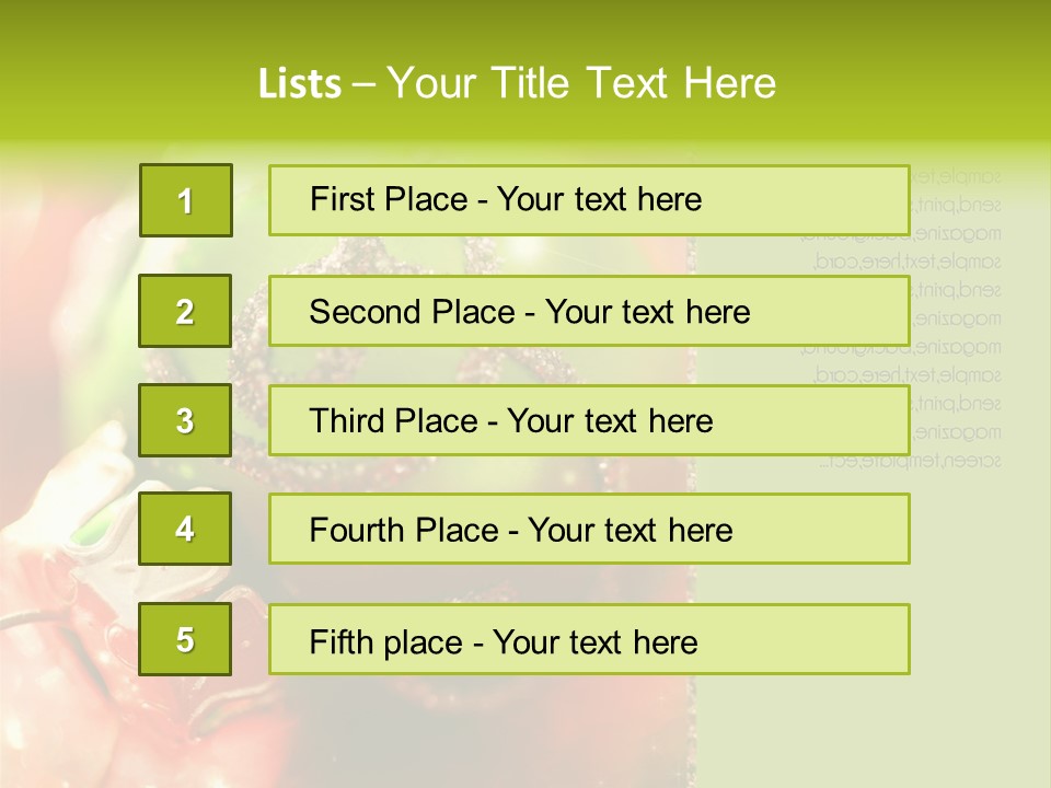 Tree Celebration Send PowerPoint Template