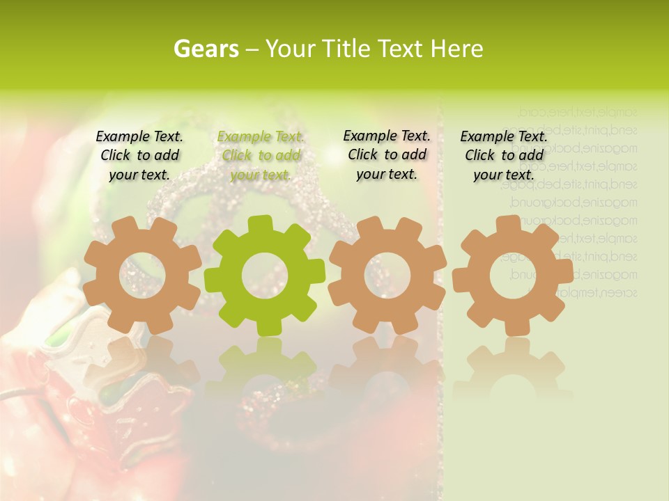 Tree Celebration Send PowerPoint Template