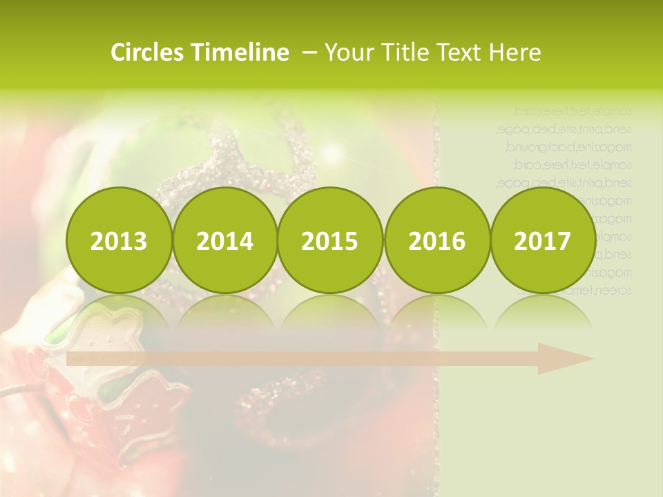 Tree Celebration Send PowerPoint Template