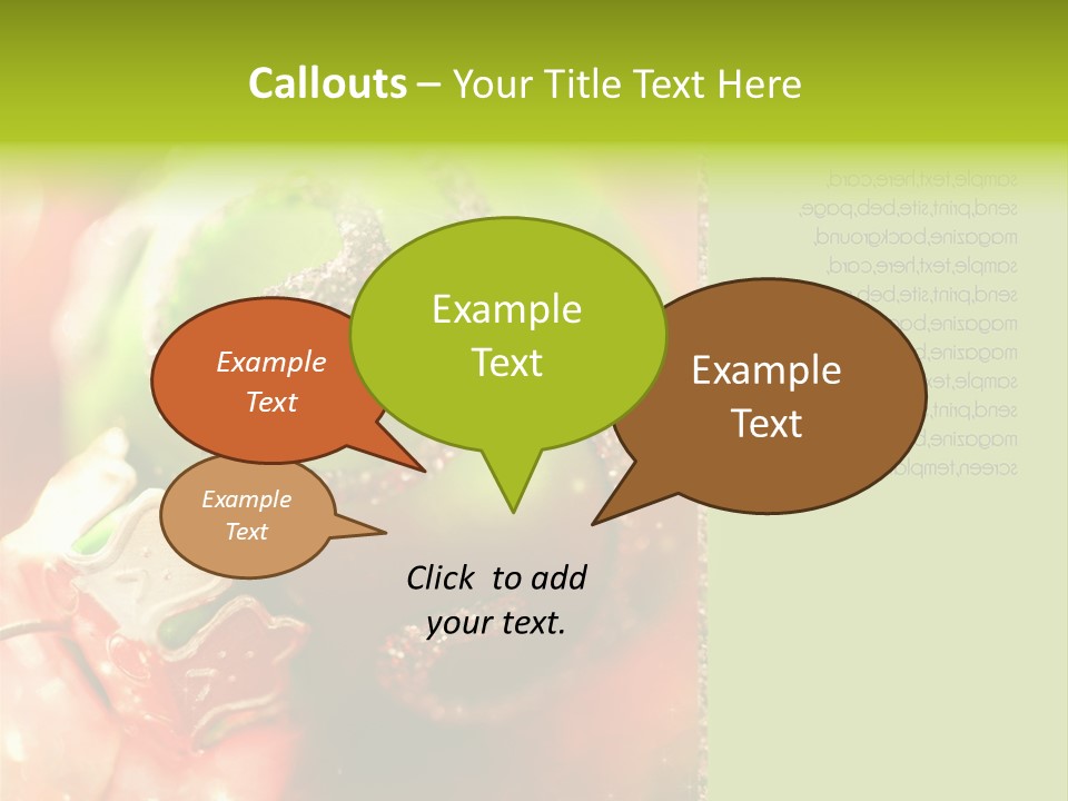 Tree Celebration Send PowerPoint Template
