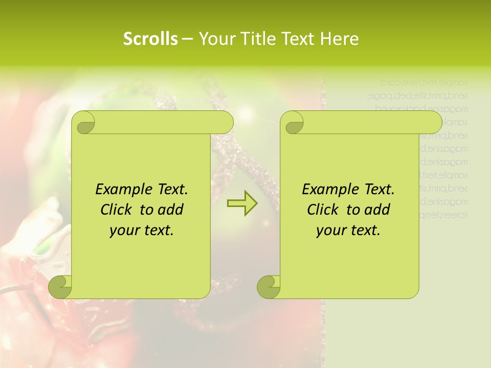 Tree Celebration Send PowerPoint Template