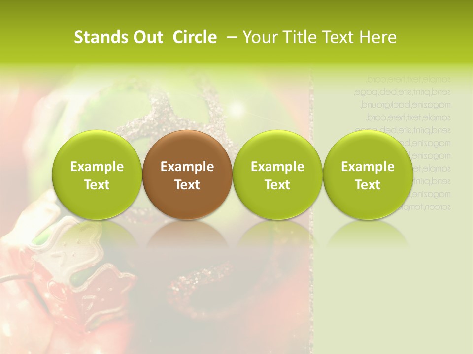 Tree Celebration Send PowerPoint Template