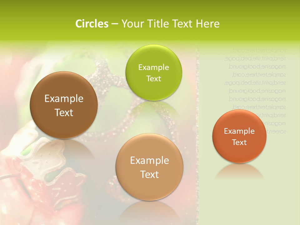 Tree Celebration Send PowerPoint Template