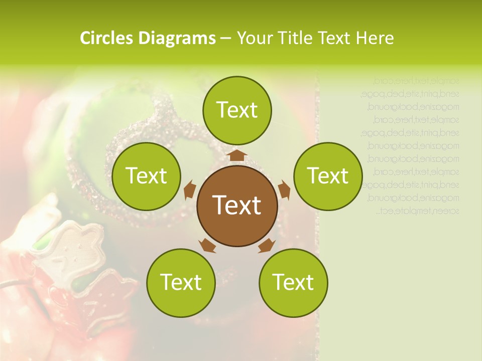 Tree Celebration Send PowerPoint Template