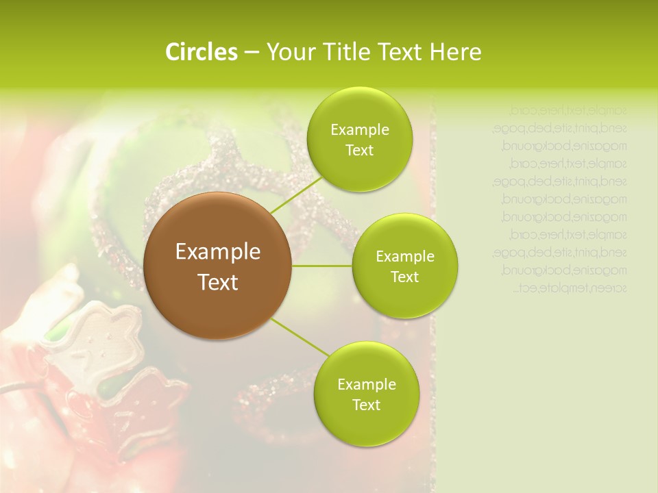 Tree Celebration Send PowerPoint Template