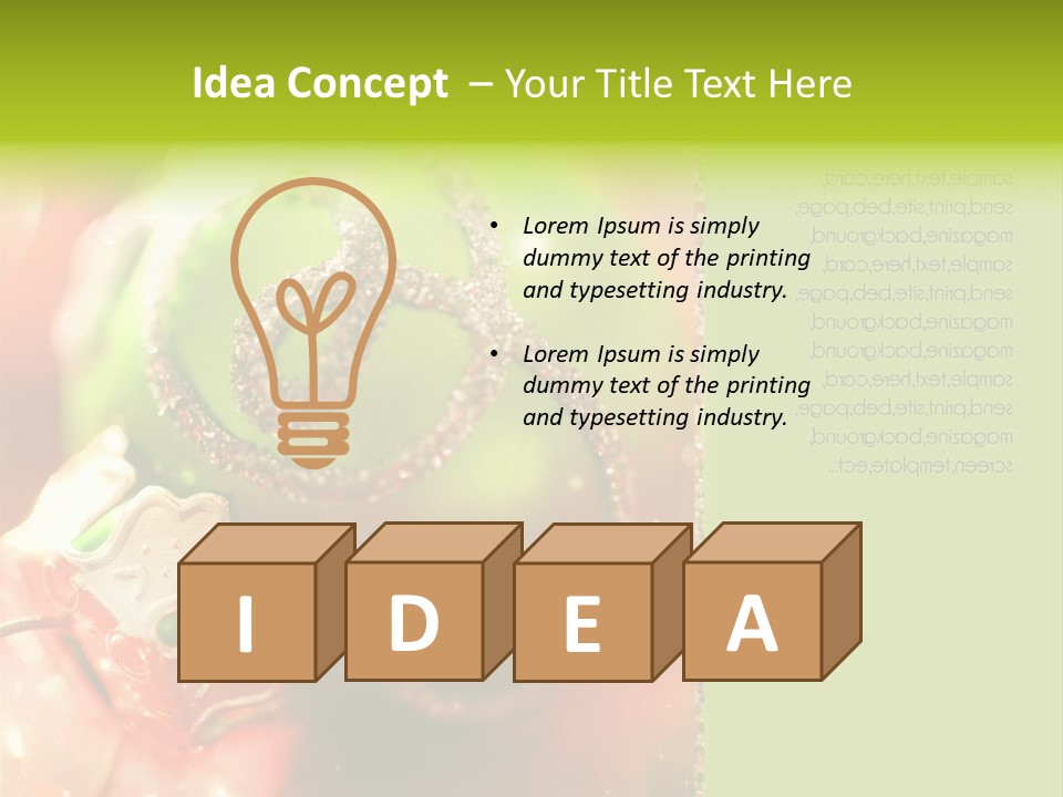 Tree Celebration Send PowerPoint Template