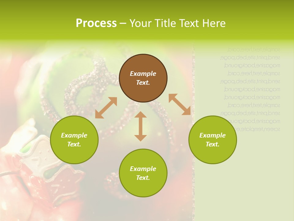 Tree Celebration Send PowerPoint Template